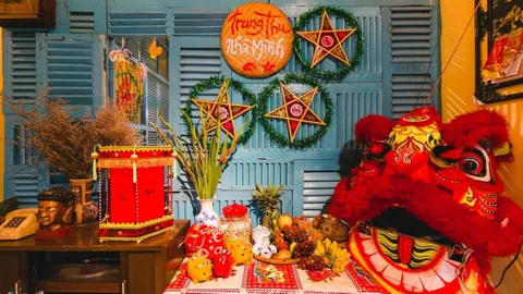 Mâm ngũ quả tết Trung thu 2025 đẹp, dễ làm tại nhà