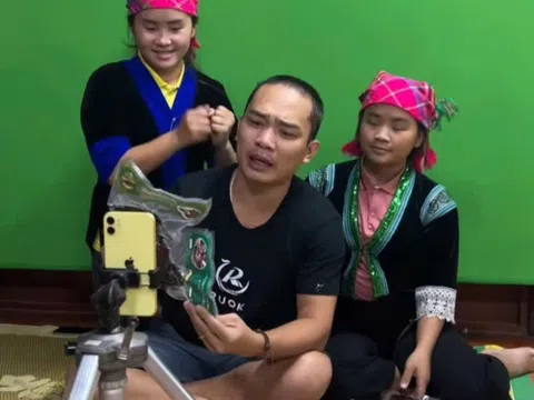 Tiến bịp từng quảng cáo bán thịt trâu gác bếp của nhà Hải Sa Pa Tivi
