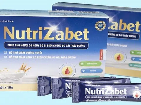 Quảng cáo Nutrizabet như thuốc, công ty dược Taphaco bị phạt 75 triệu